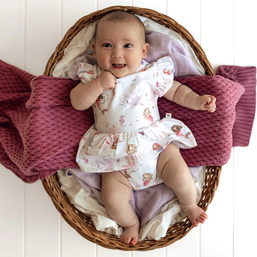 Snuggle Hunny Kids - Organic Dress | Mermaid