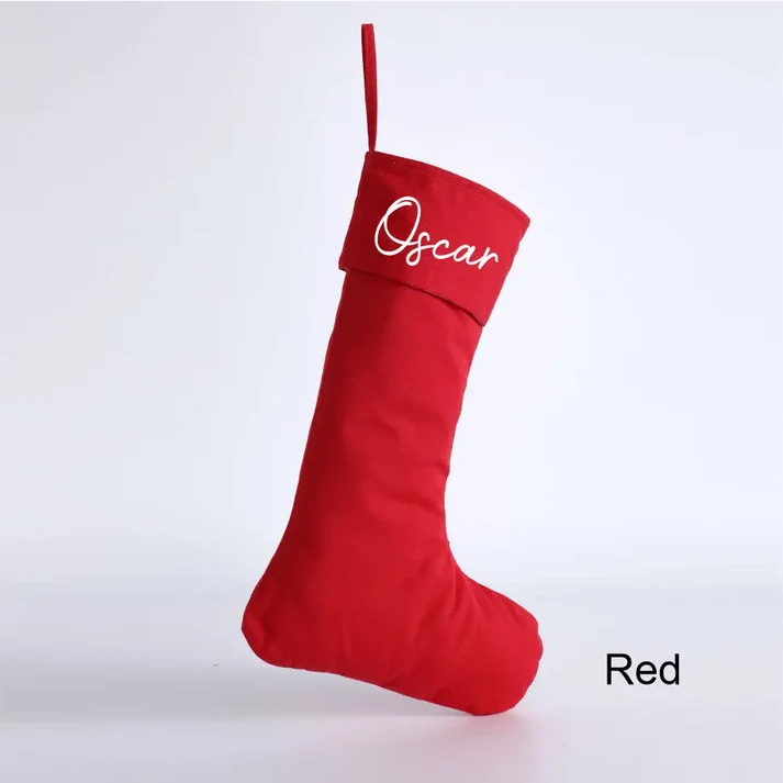 Timber Tinkers - Personalised Canvas Stocking | Various Colours
