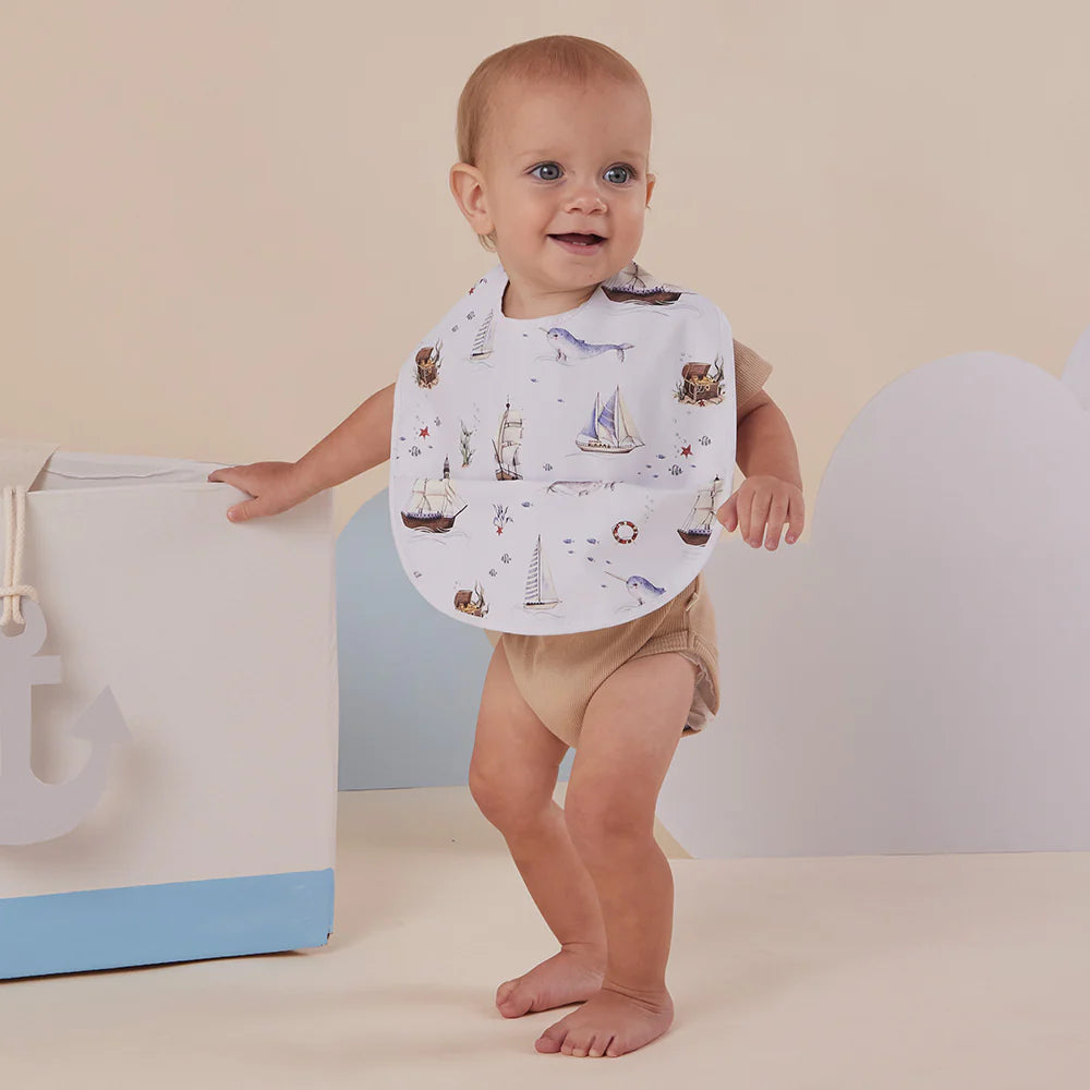 Snuggle Hunny Kids - Waterproof Snuggle Bib | Set Sail