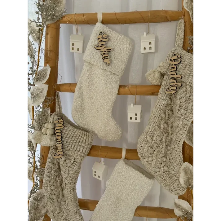 Timber Tinkers - Personalised Tag - Stocking Names