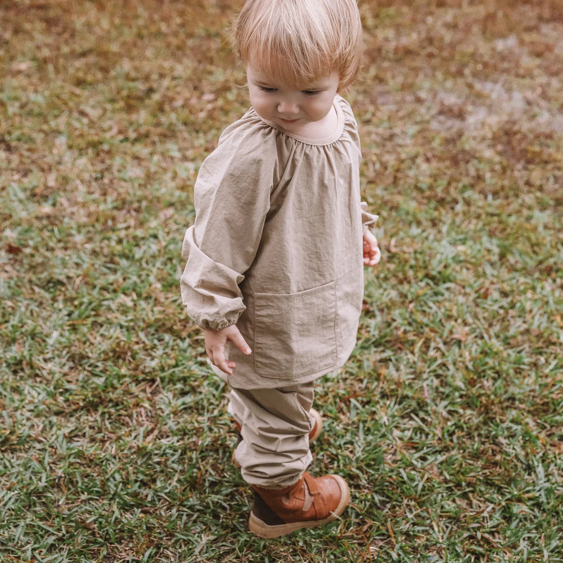 Little Mud co. - Messy Smock | Stone