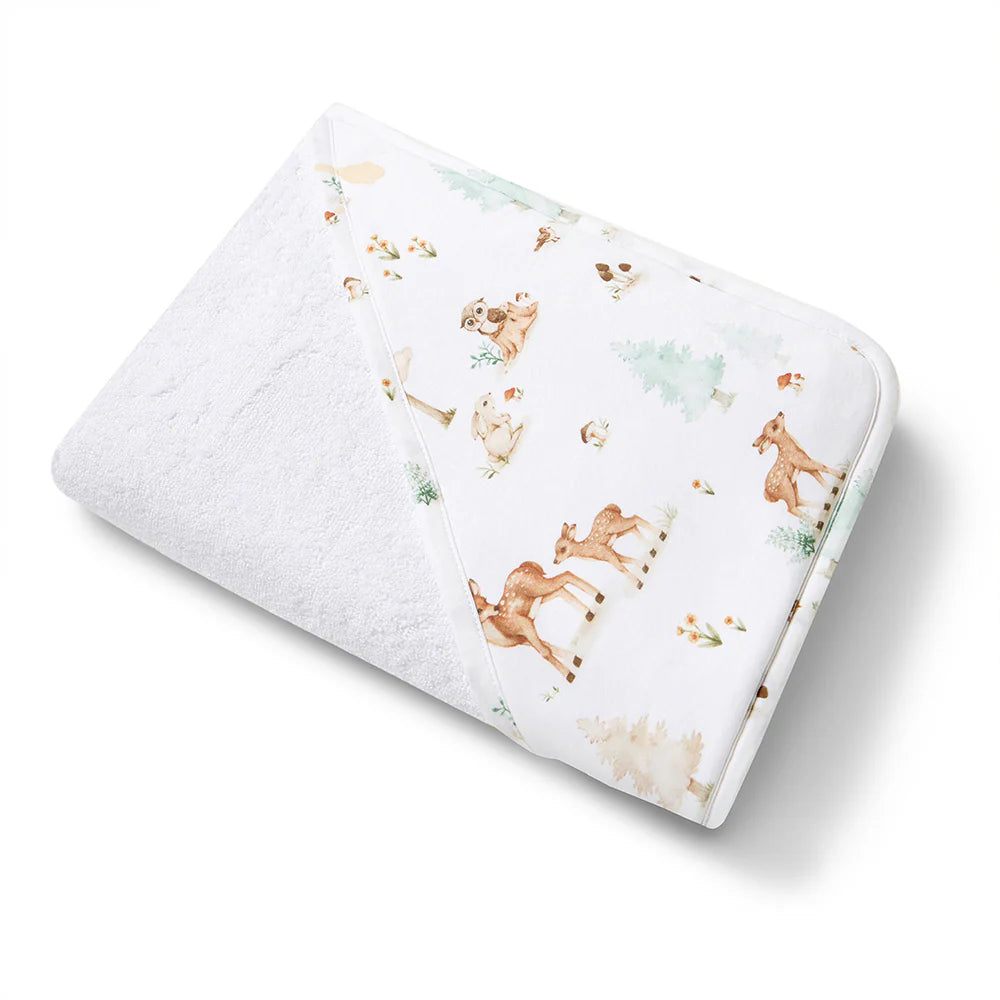 Snuggle Hunny Kids - Organic Hooded Baby Towel | Woodland Tales