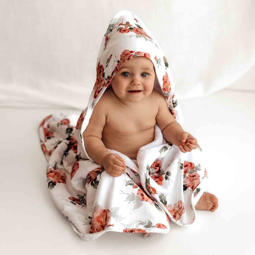 Organic cotton online hooded baby towel