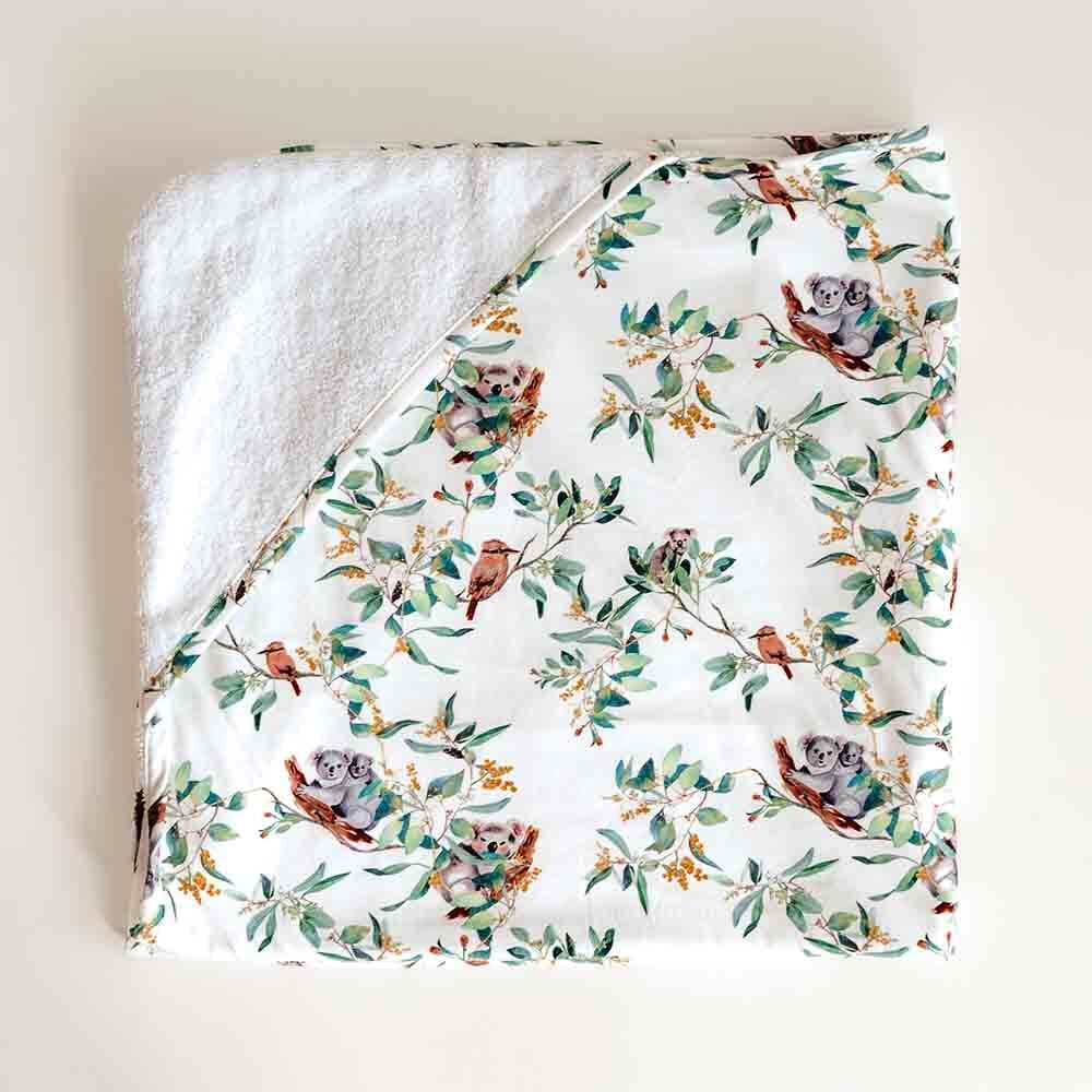 Snuggle Hunny Kids - Eucalypt Organic Hooded Baby Towel