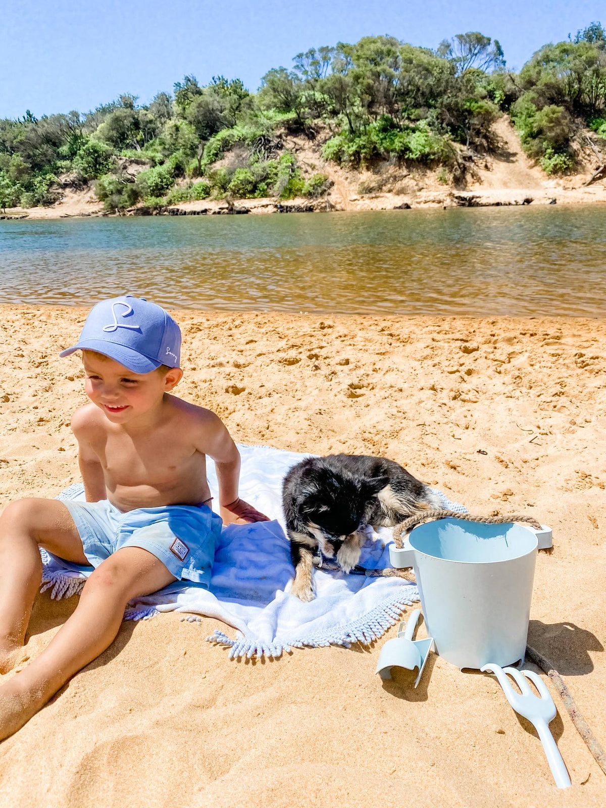 Sonny Australia - Light Blue A-Frame Hat