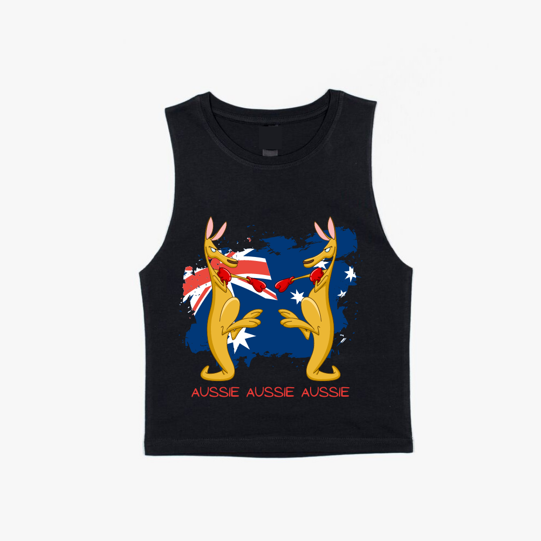 MLW By Design - Boxing Kangaroo Tank | Various Colours