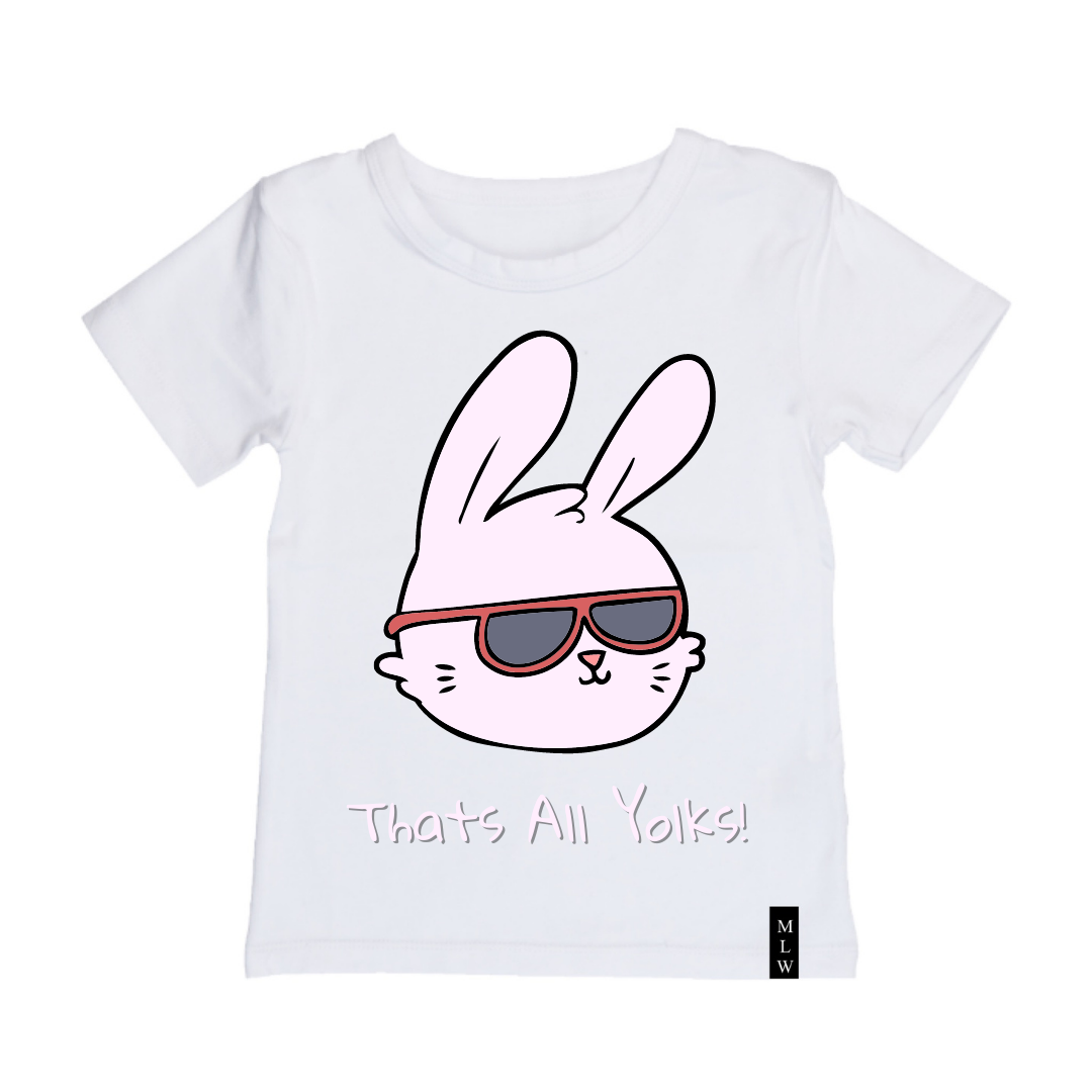 MLW By Design - Thats All Yolks Tee | Black or White