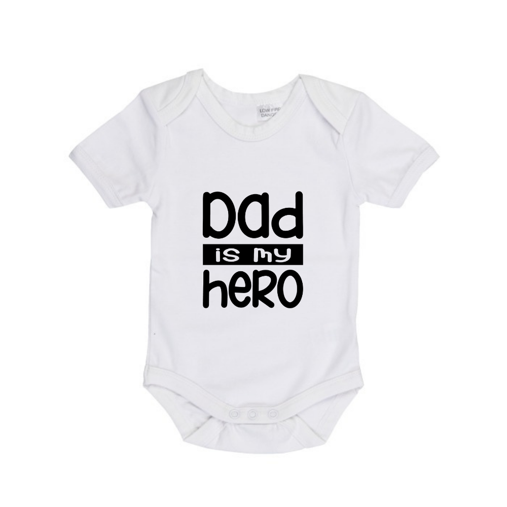 MLW by Design - Dad Is My Hero Bodysuit | Various Colours