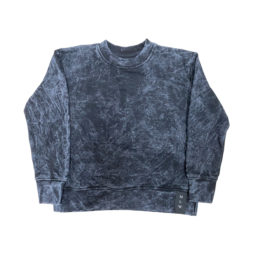 MLW By Design - Basic Stonewash Jumper | Black