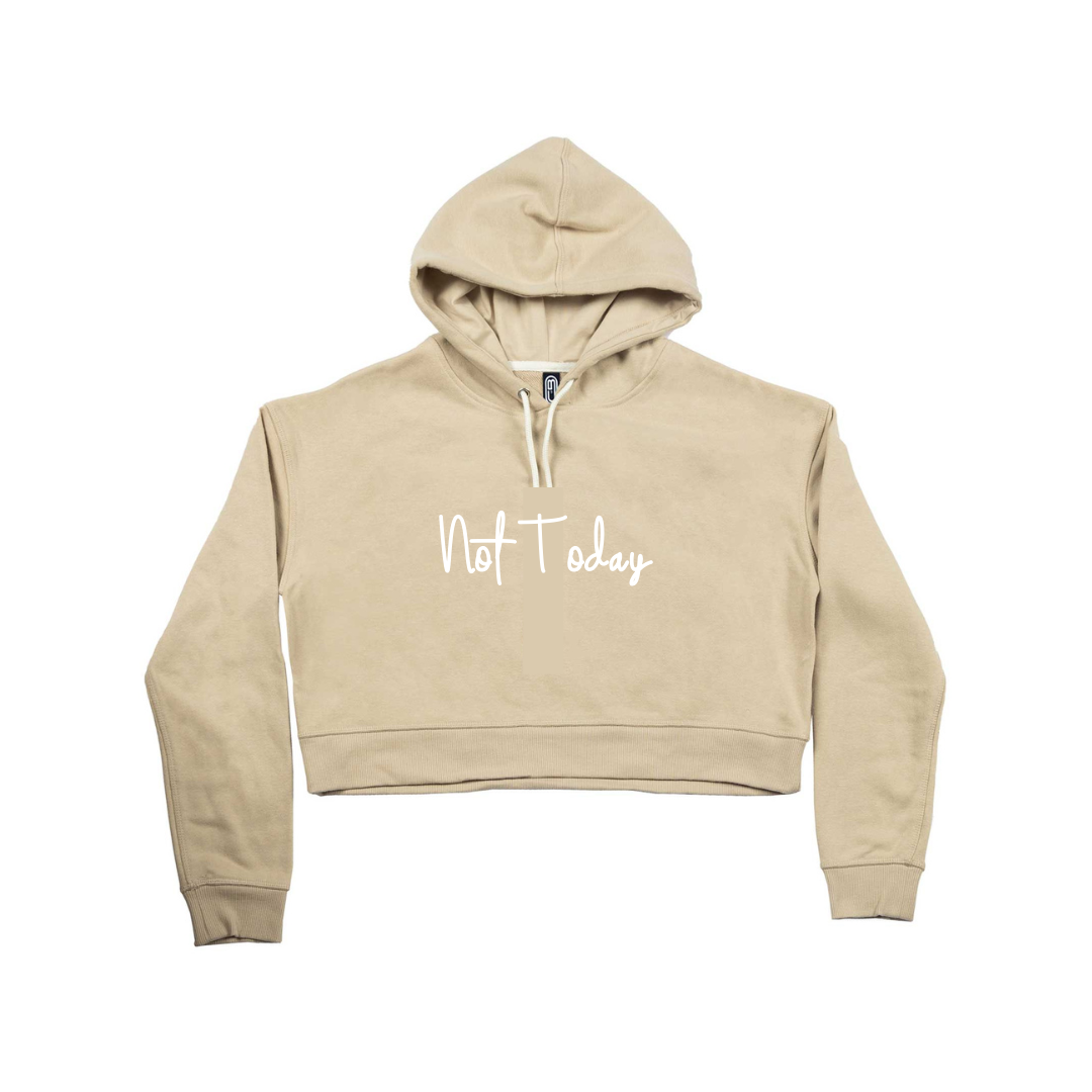 MLW By Design - Not Today Adult Crop Hoodie | Various Colours