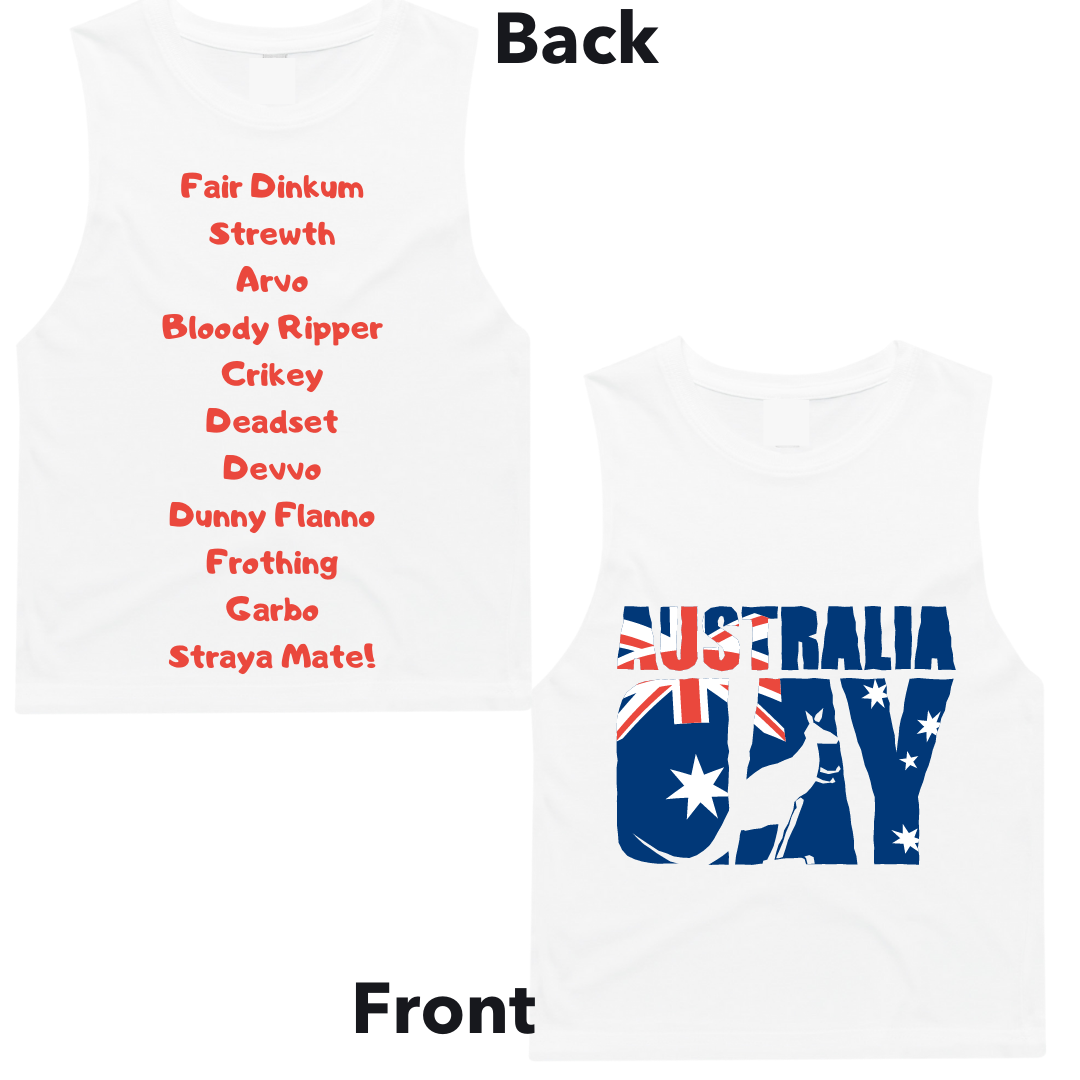 MLW By Design - Australianisms Tank | Various Colours