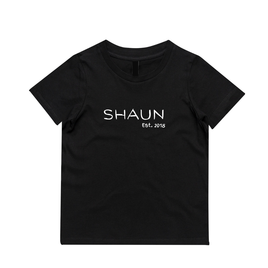 MLW By Design - Personalised Handwriting Tee | Various Colours