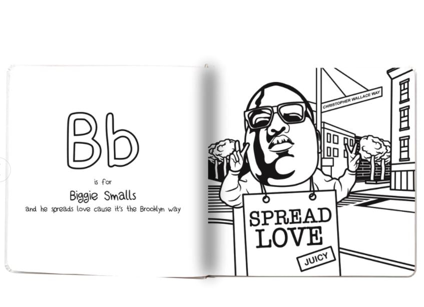 The Little Homie - Raised on Hip Hop Colouring Book