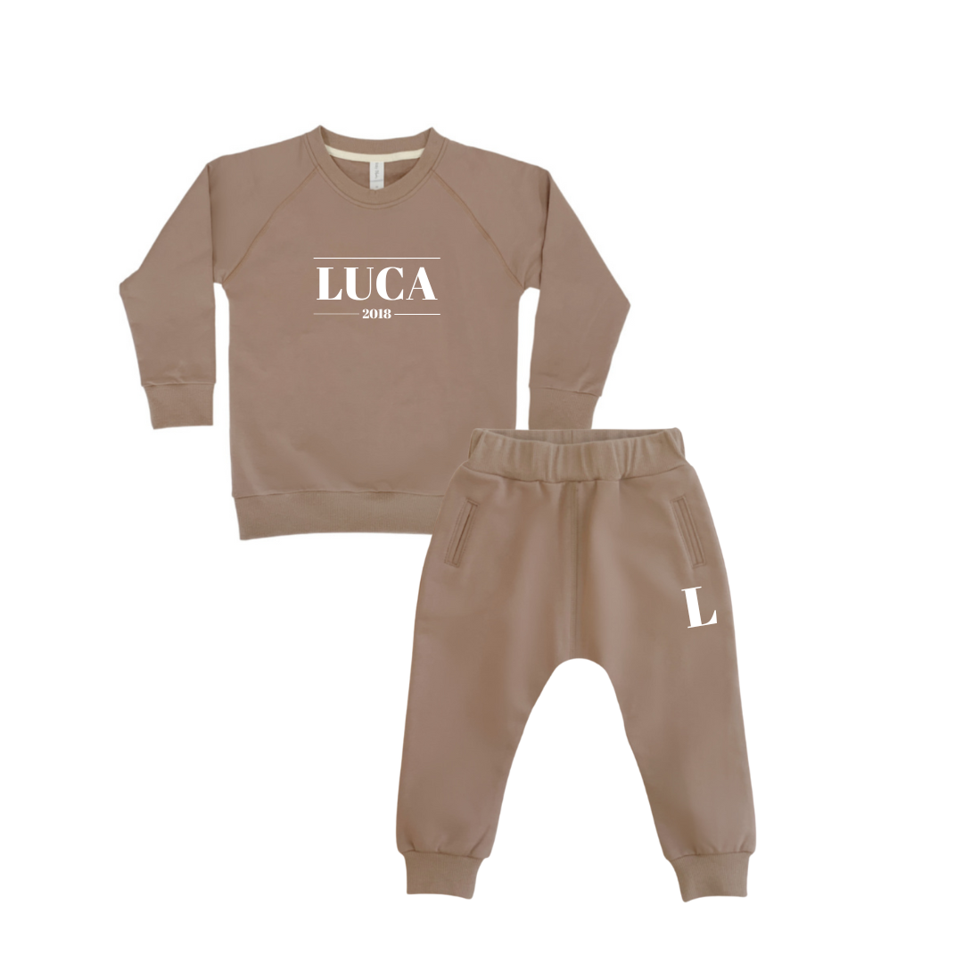 MLW By Design - Personalised Signature Tracksuit | Swiss Mocha