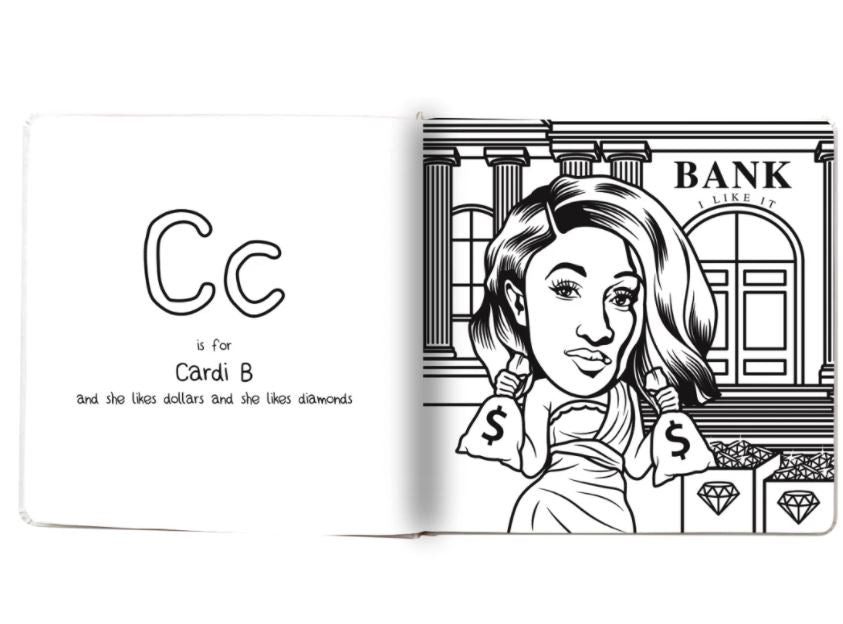 The Little Homie - Raised on Hip Hop Colouring Book