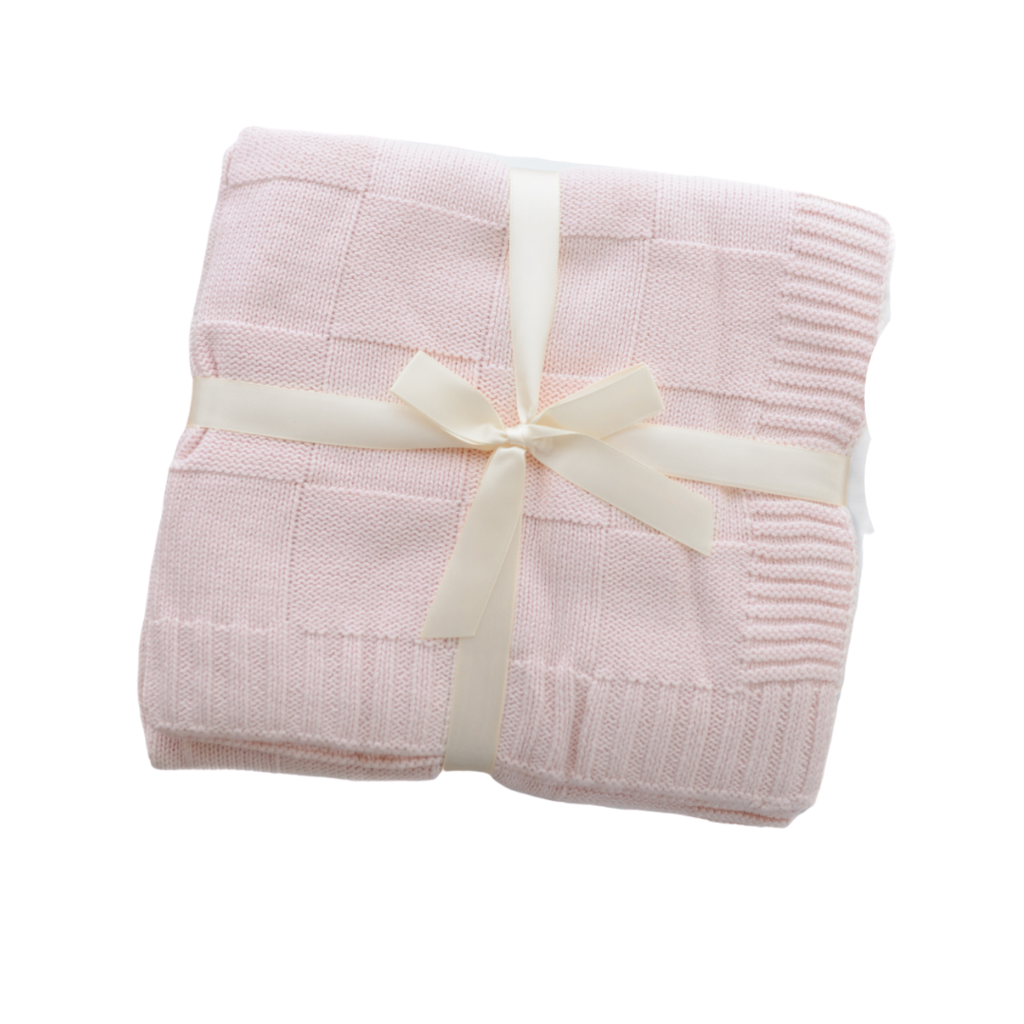 Anchor & Arrow - Knit Baby Blanket | Dusty Pink