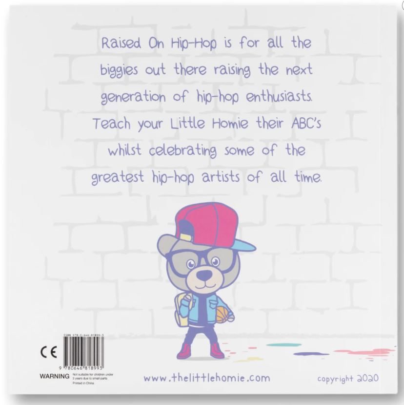 The Little Homie - Raised on Hip Hop Colouring Book