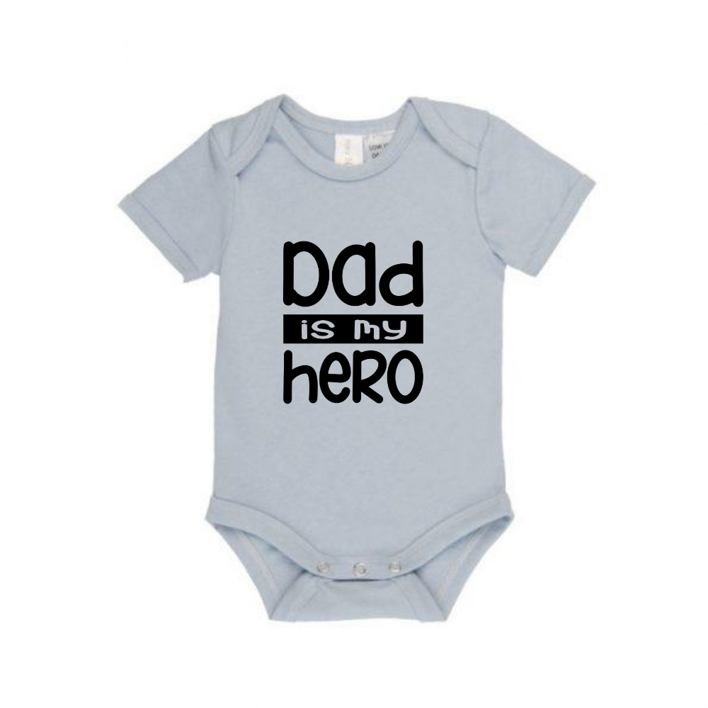 MLW by Design - Dad Is My Hero Bodysuit | Various Colours