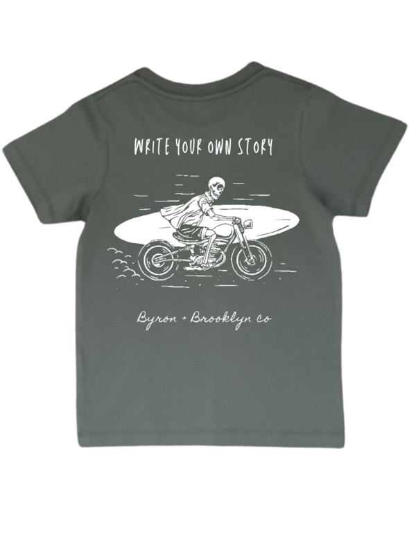 Byron Brooklyn Co - Write Your Own Story Tee | Various Colours