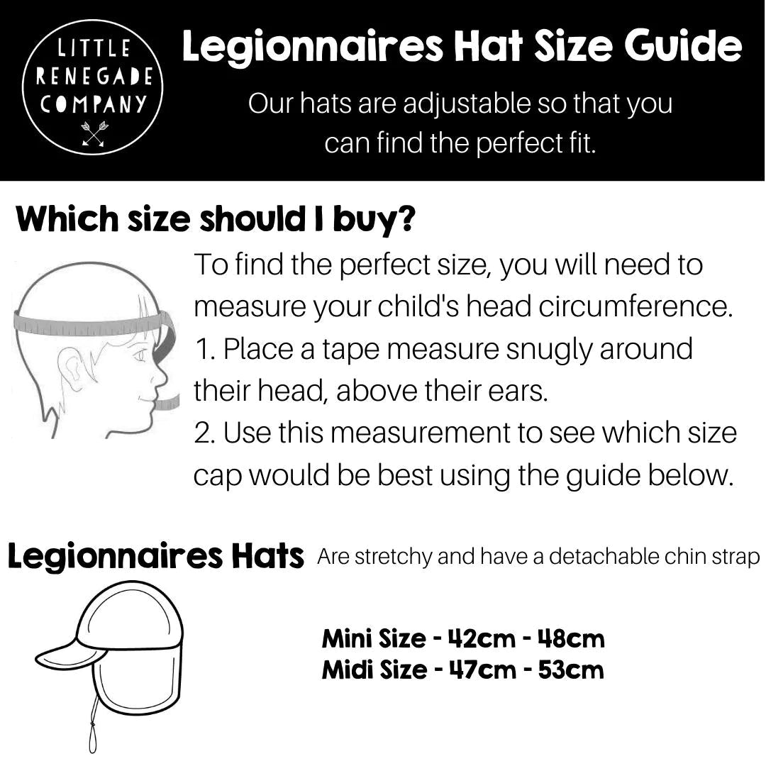Little Renegade Company - Garden Legionnaires Reversible Hat