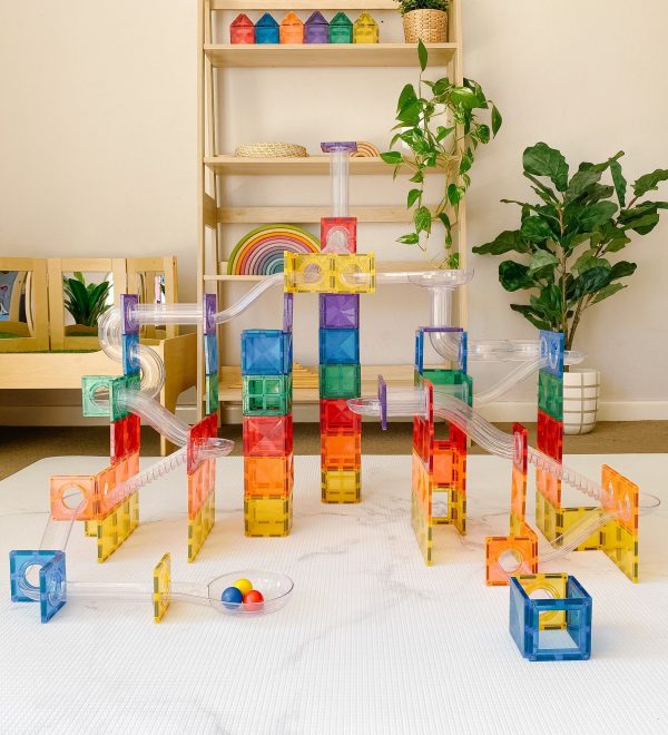 Connetix Tiles - 92 Piece Ball Run Pack