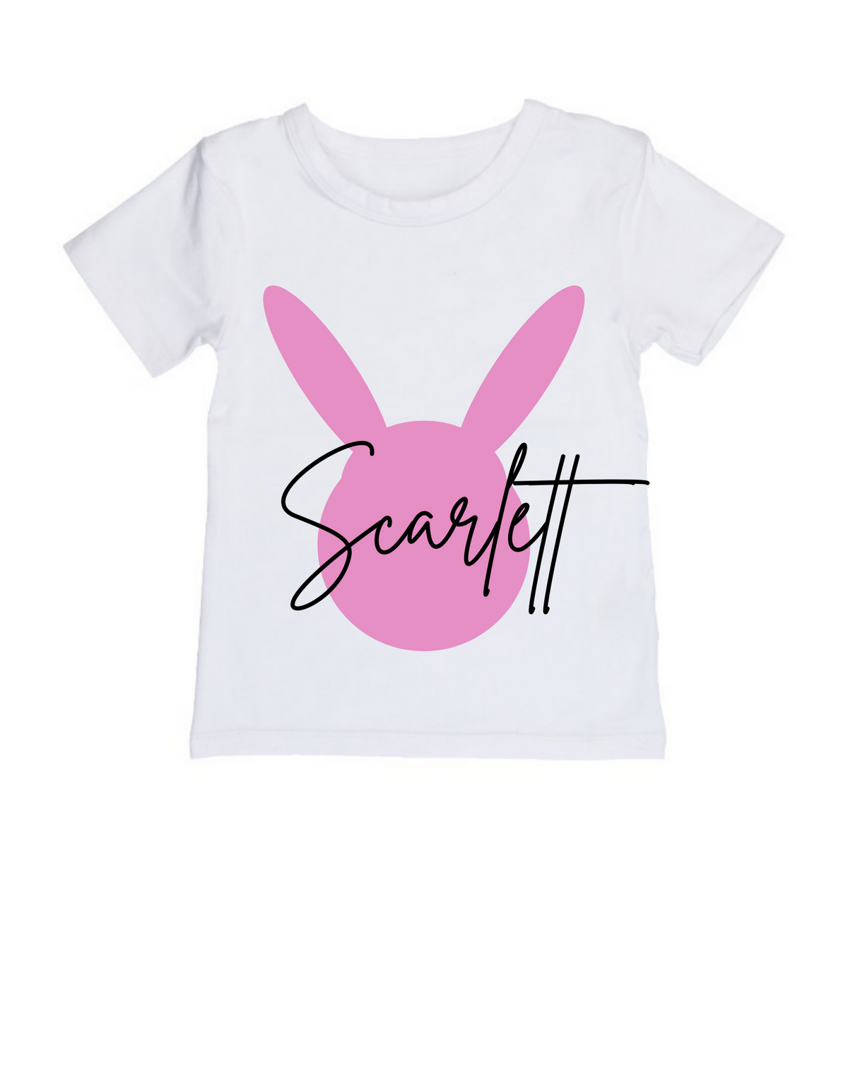 MLW By Design - Easter Personalised Tee | Pink