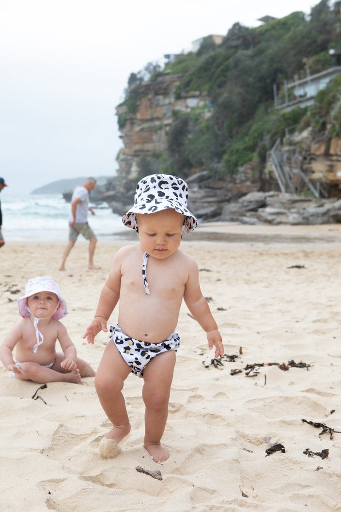 Anchor & Arrow - Reusable Swim Nappy & Wet Bag - Leopard