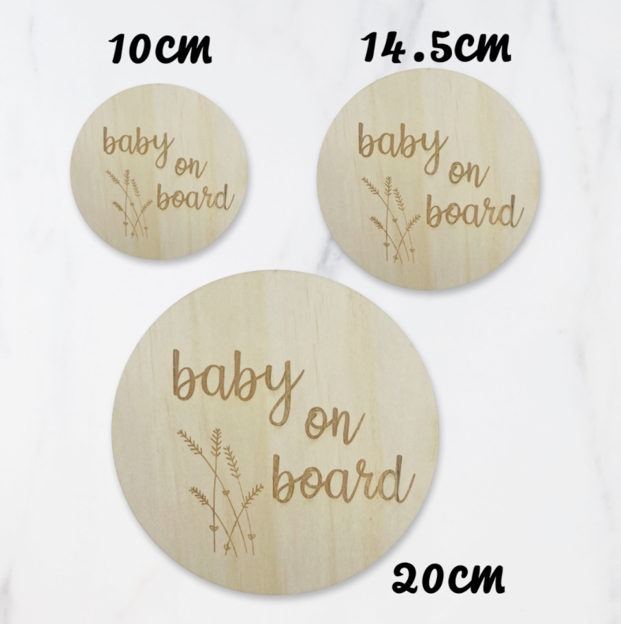 Timber Tinkers - Wildflower Birth Announcement