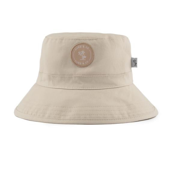 Cubs & Co - Taupe Signature Bucket Hat UPF50+