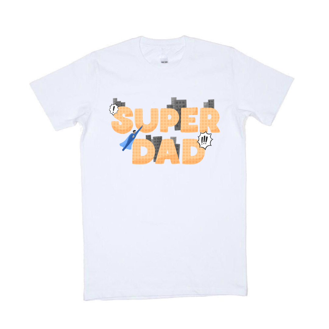 MLW By Design - Super Dad Men's Tee | White or Black