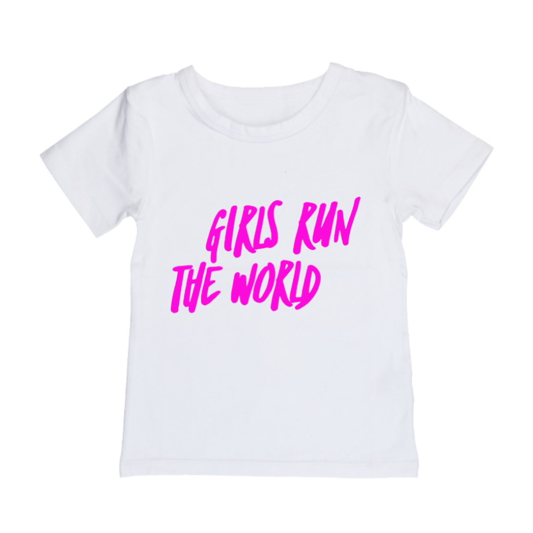 MLW By Design - Girls Run The World Tee | White or Black