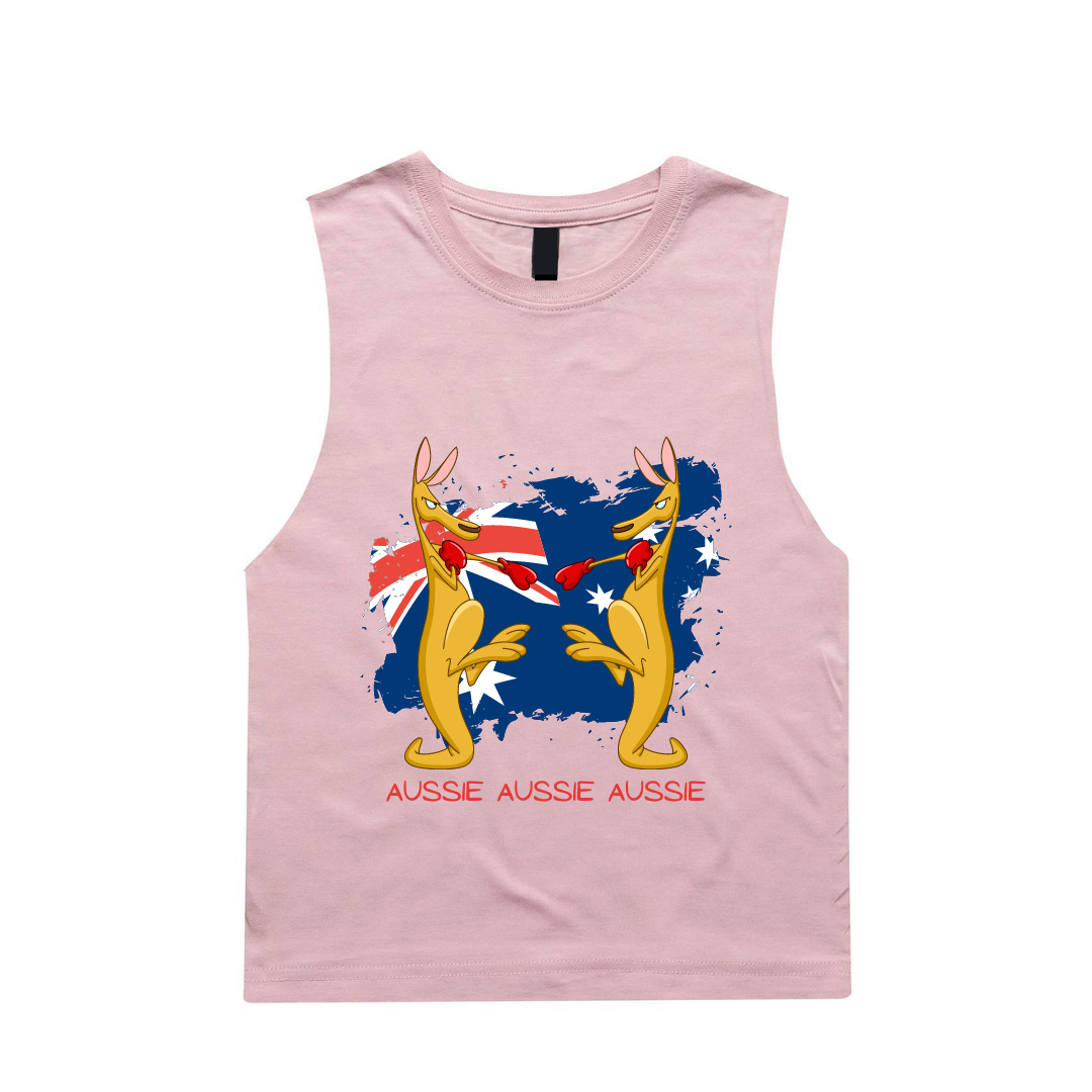 MLW By Design - Boxing Kangaroo Tank | Various Colours