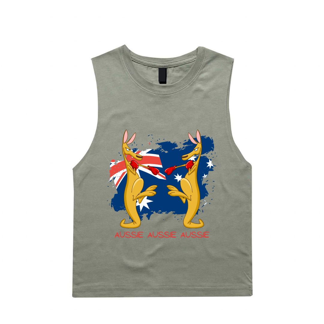 MLW By Design - Boxing Kangaroo Tank | Various Colours