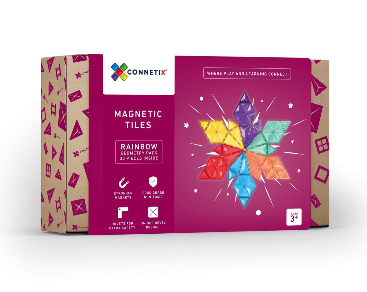 Connetix Tiles - 30 Piece Geometry Pack