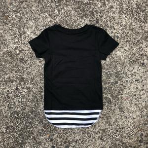 Carrington Kids - Stripe Tall Tee | White or Black