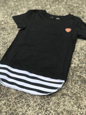 Carrington Kids - Stripe Tall Tee | White or Black