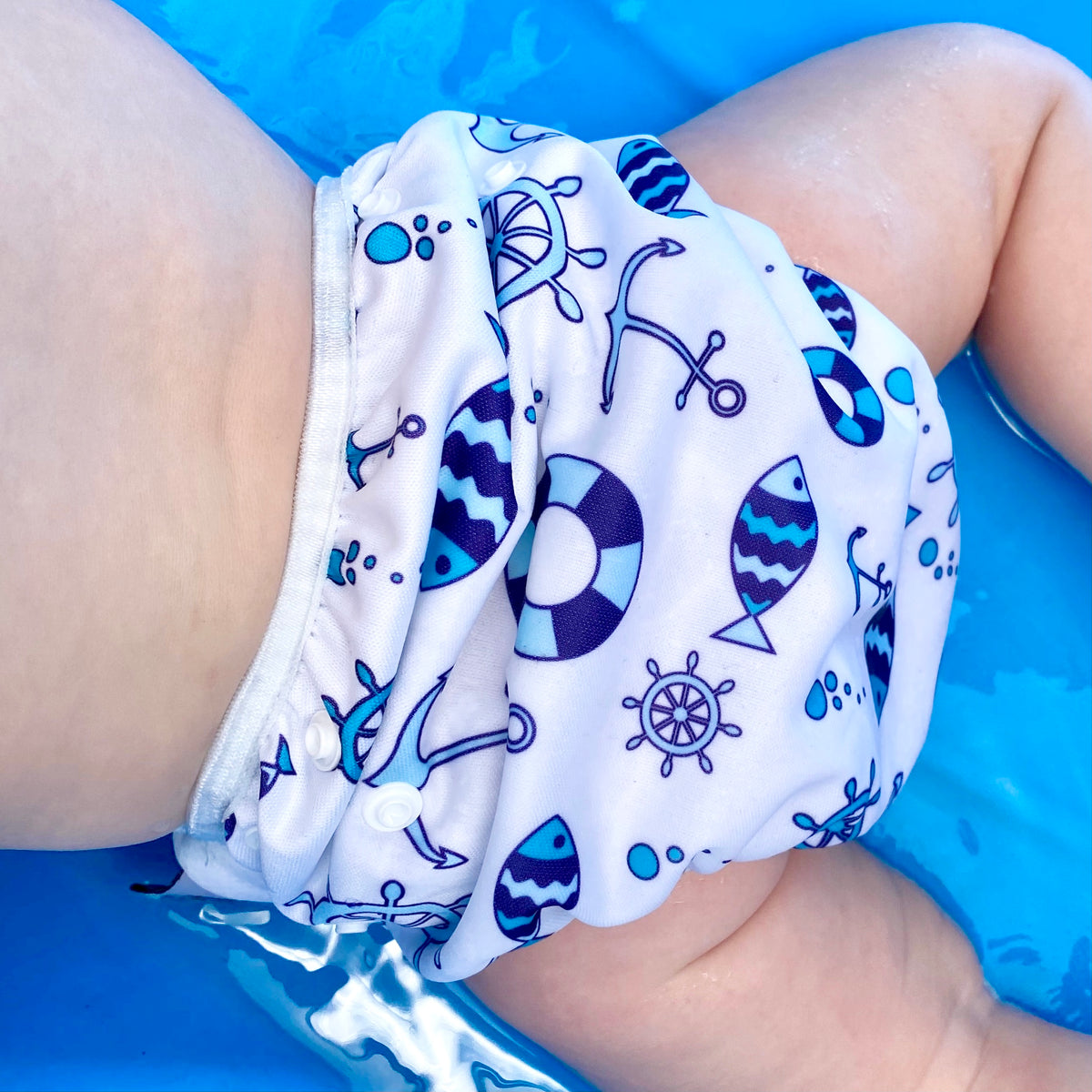 Tinker Tot Baby - Reusable Swim Nappy – Sailor Boy