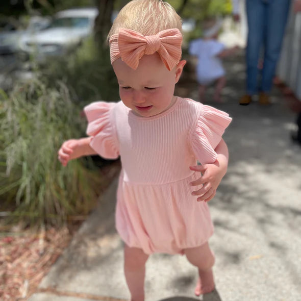Sunny & Beau - Casa Bubble Romper | Lychee