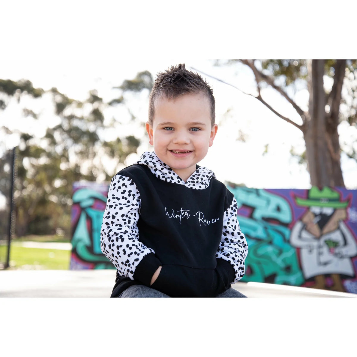 Winter and Raven - Wild Leopard Hoodie