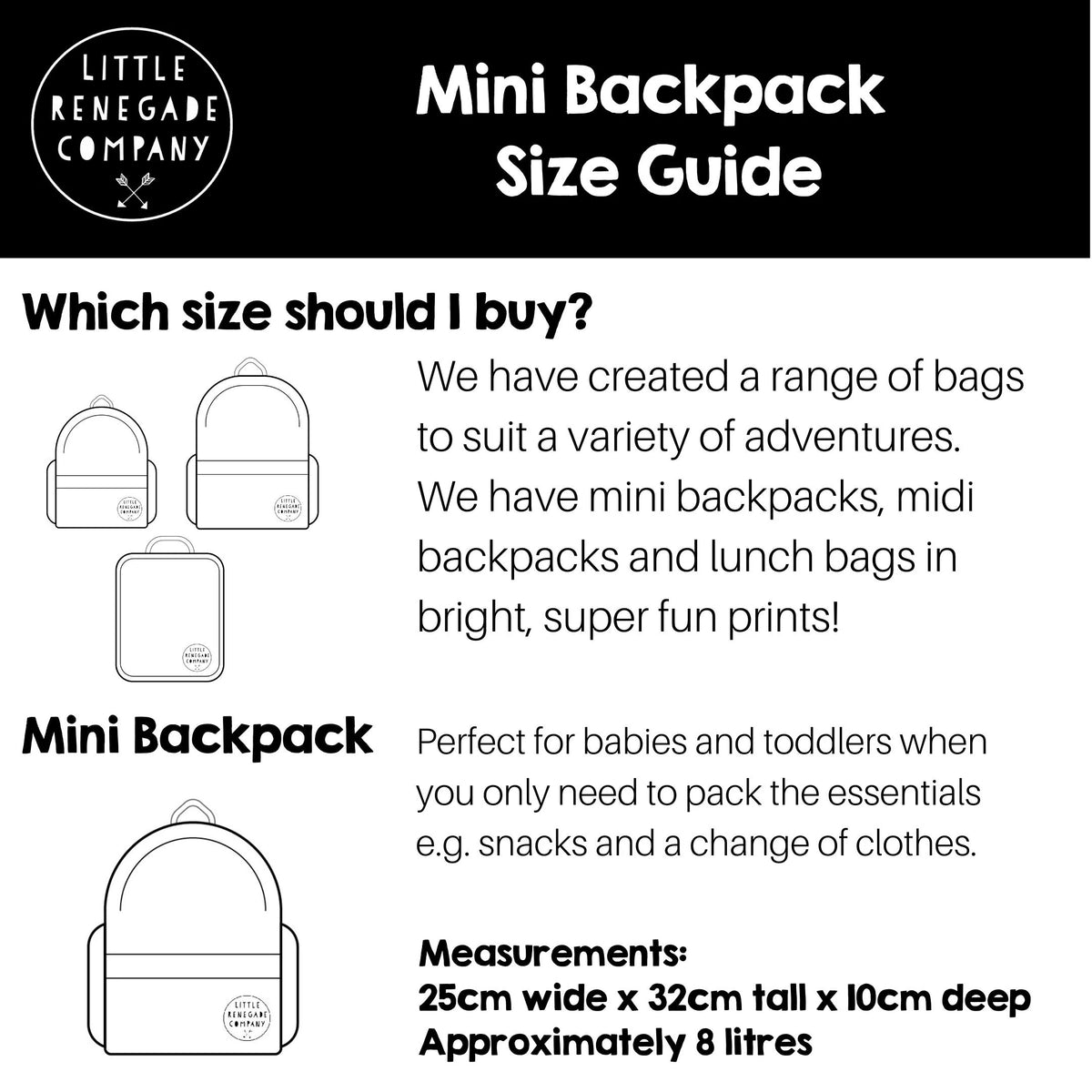 Little Renegade Company - ABC Backpack | MINI