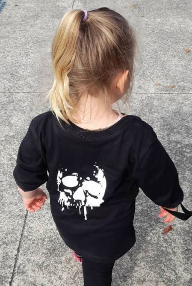 MLW By Design - Melting Skull Long Sleeve Tee | Black (CLEARANCE)