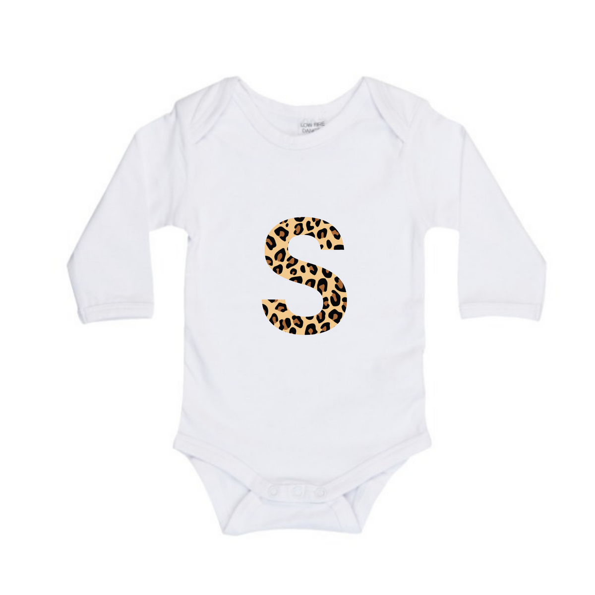 MLW by Design - Cheetah Initial Bodysuit | White