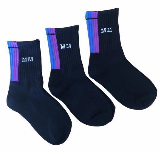 Mini Maxwell - Black Stripe Socks
