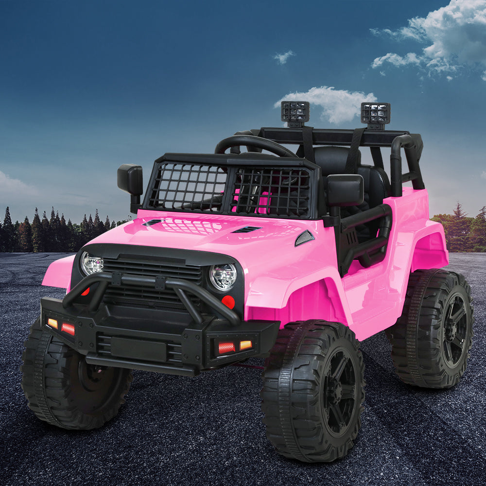Ride On Jeep 12V Car with Remote Control Pink – My Little Wardrobe
