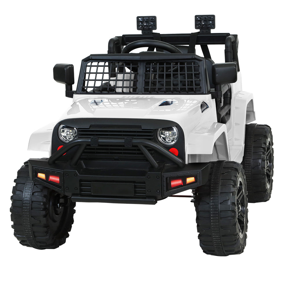 Ride On Jeep 12V Car with Remote Control White