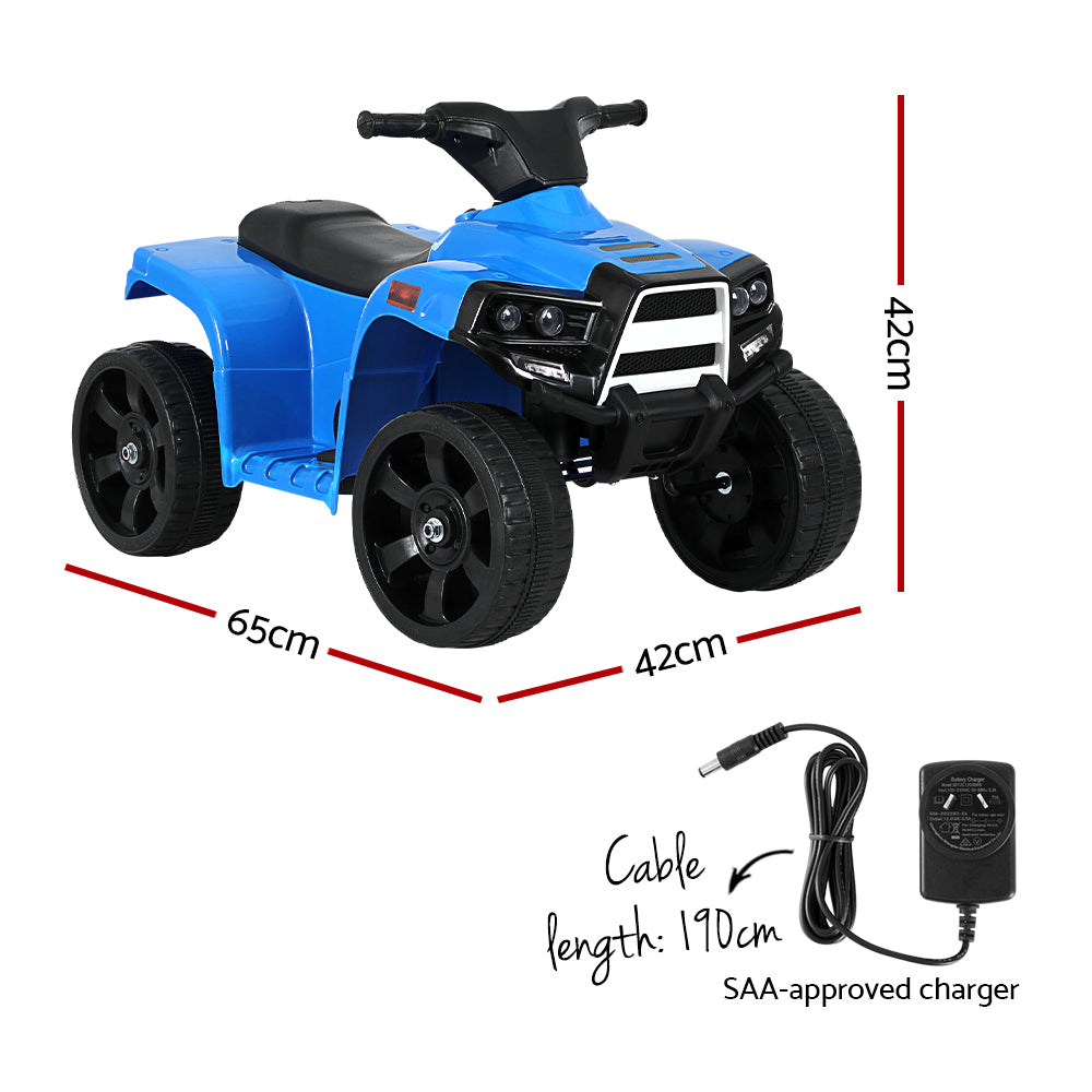 Ride On ATV Electric Quadbike Toy - Blue