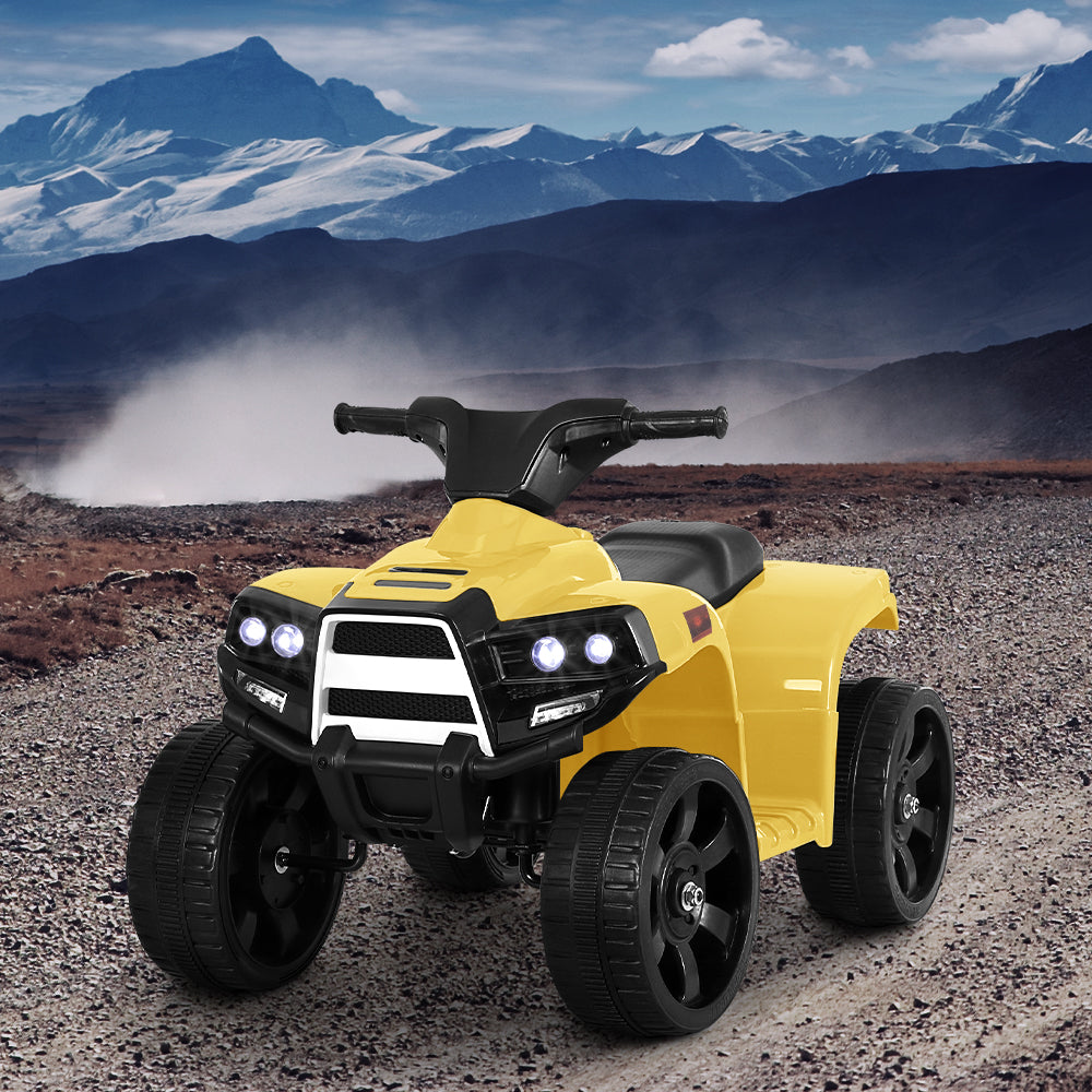 Ride On ATV Electric Quadbike Toy - Yellow