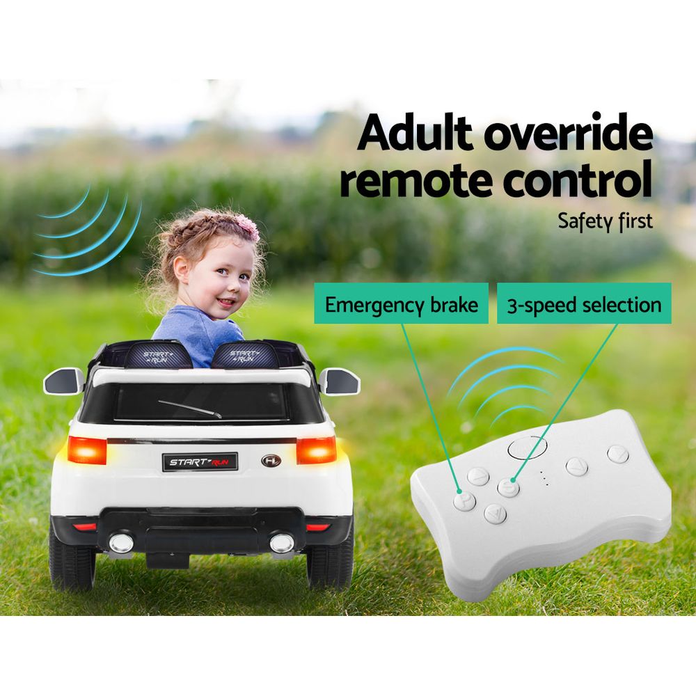 Rangey Sport Kids Ride On Car | White
