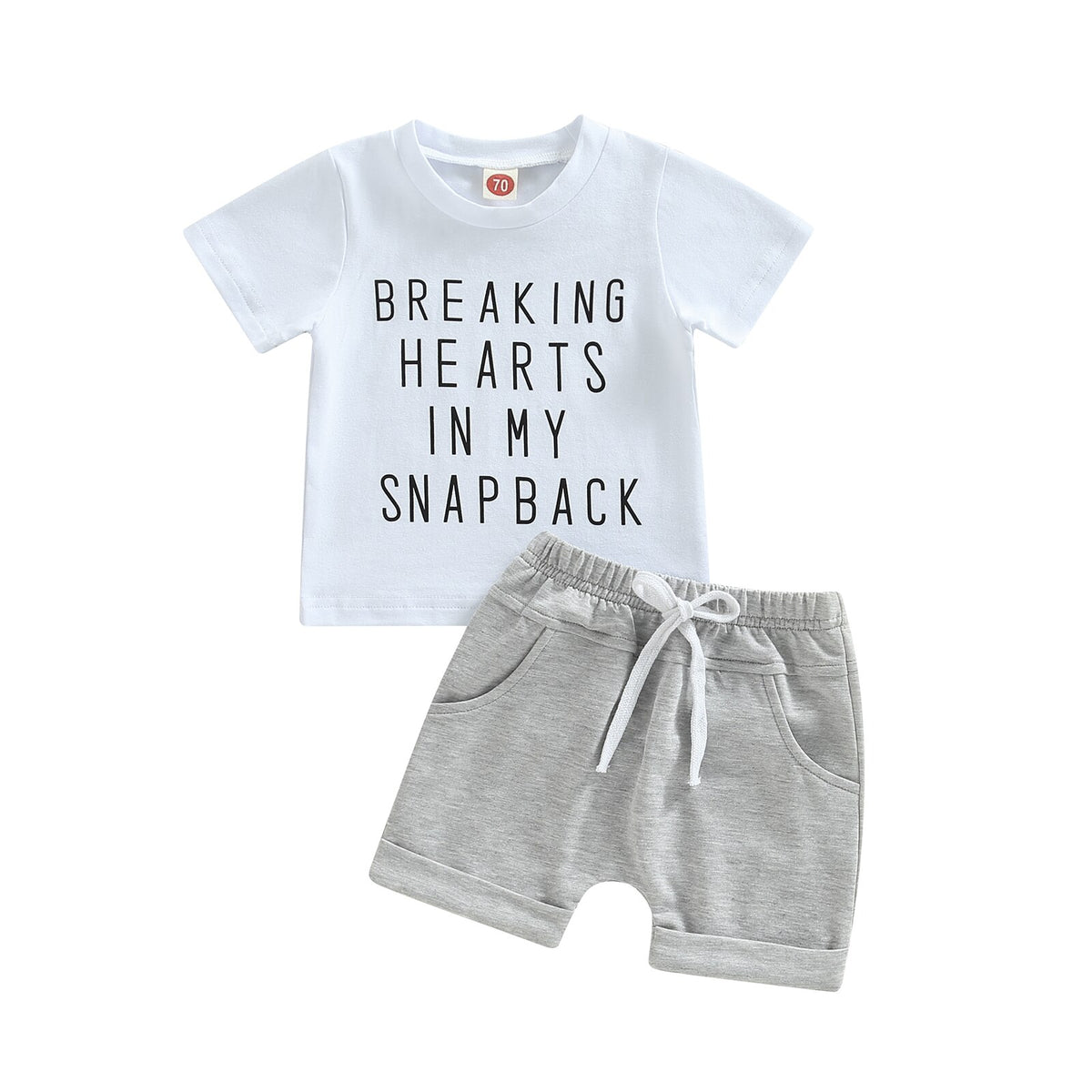 Breaking Hearts In My Snapback Set | Grey