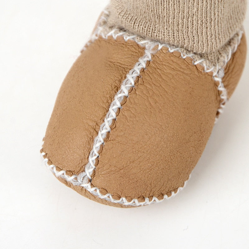 Slip On Winter Slippers | Tan or Pink